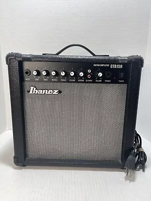 Ibanez GTA15R 15W Guitar Amplifier Black Tested Works And Good Condition ! • $32