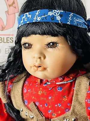 $44.95 • Buy Nokomis Daughter Of The Moon Val Shelton 19in Collectible Porcelain Artist Doll
