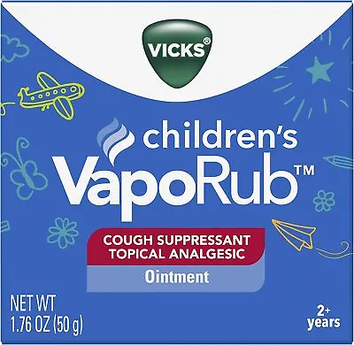 Vicks Rub Children's Chest Rub Ointment 1.76oz (Beatup Box) • $12.99