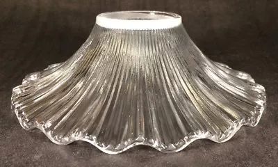 NEW 7 1/2  Clear Glass Petticoat Oil Kerosene Lamp Chimney Shade PS648 • $34.25