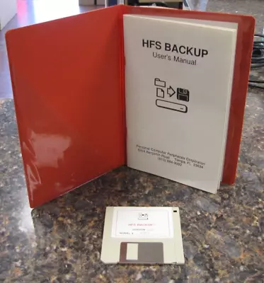 Vintage HFS Backup Guide And Disk For Macintosh 512K And Plus • $9.99