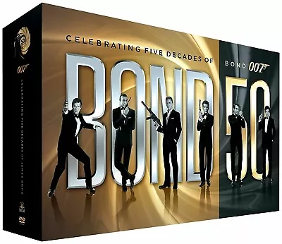 Bond 50 Celebrating Five Decades Of Bond 007 Complete 22 Films DVD New Free Ship • $49.80