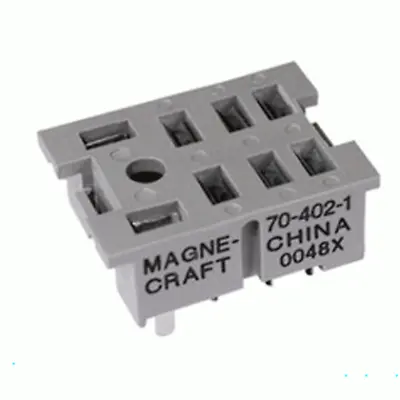 Schneider Electric 10A 8-Pin PCB Mount Relay Socket 70-402-1 • $1.73