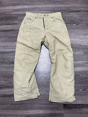 Men's Volcom Tan Snowpants Size M • $75