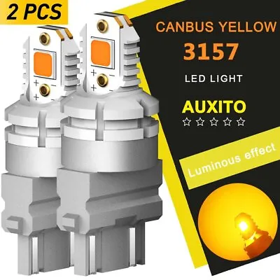3457 3157 3357 4157na Yellow Amber Turn Signal Parking LED Light Bulb Canbus AP4 • $15.99
