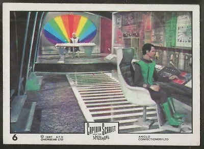 Anglo-captain Scarlet And The Mysterons 1968-#06- Quality Card!! • £2.59