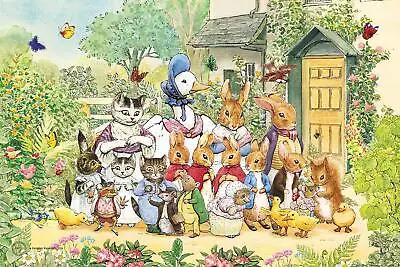 EPOCH 1000 Piece Jigsaw Puzzle Peter Rabbit Family & Friends 50x75cm ‎11-598S • $45.17