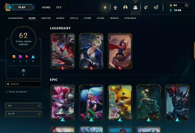 League Of Legends EUW Account - Pax Sivir + Pax Jax + Neo Pax Sivir + Neo Pax Ja • £300