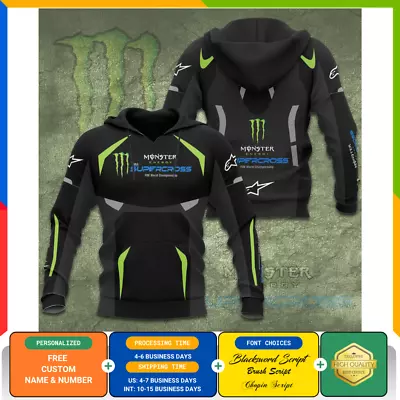 SALE!!_ Personalized AlpineStars Supercross Racing Team Hoodie Men's S-5XL • $42.90