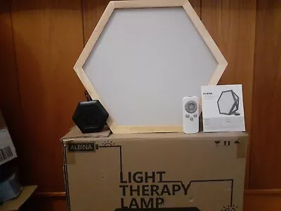 ALBINA SAD Light Therapy Lamp10000 Lux Light Box For Sad With 3 Color SP114 • £30