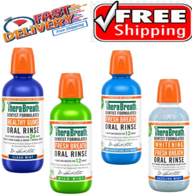 $11.85 • Buy TheraBreath Healthy Gums Mouthwash, Antigingivitis, 16 Fl Oz Select Your Scent.