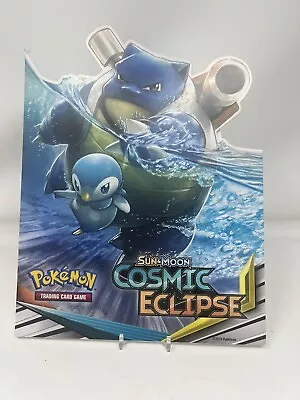 Pokemon Promotional Standup Display Sun & Moon Cosmic Eclipse Unused New • $100