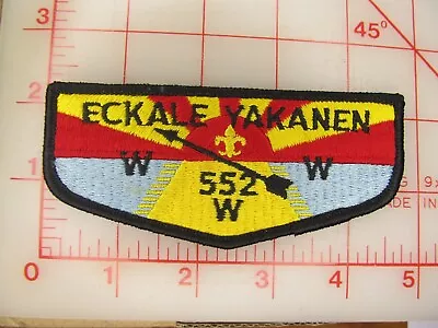 OA Lodge 552 ECKALE YAKANEN Collectible Pb Flap Patch (p38) • $7.99