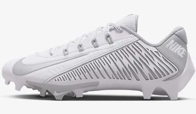 Nike Vapor Edge 360 VC Mens 7.5 Football Cleats White/Grey/Silver DO6294-100 New • $74.99