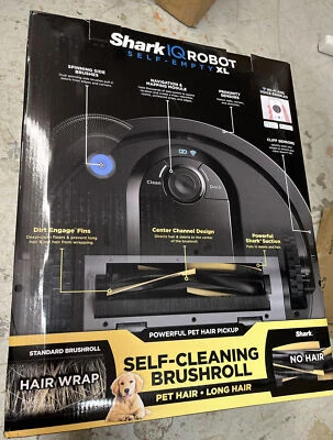 $210 • Buy Shark R101AE  Robotic Vacuum XL Self Empty Base New In Open Box￼