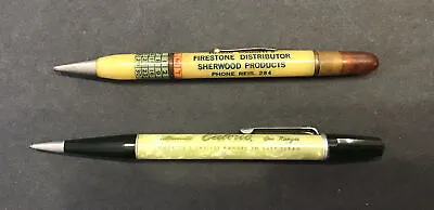2 Vintage Mechanical Pencils Caloric Stove Oven & Firestone Sherwood Products • $30
