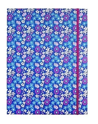 Vera Bradley File Folio Bloom Berry - 22 X 9.25 File Folder 9 Accordion Pockets • $29.99