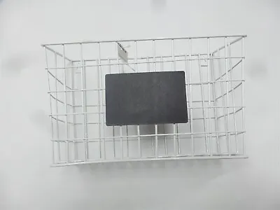 Small Metal Wire Wall Mounted Hanging Storage Organizer Basket- Front Plate  • $4.81