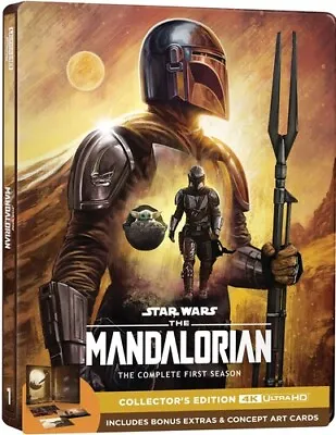 The Mandalorian: The Complete First Season [New 4K UHD Blu-ray] Steelbook • $99.89