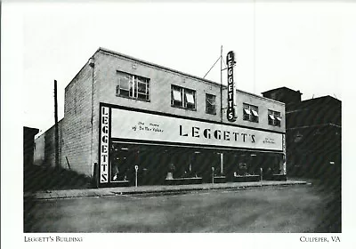 $3.49 • Buy *Postcard- Leggett's Building...(Department Store/ *Culpeper, VA {G152