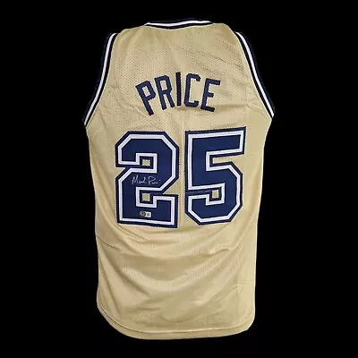 Mark Price Signed Georgia Tech Custom Basketball Jersey Size XL Beckett COA  • $85