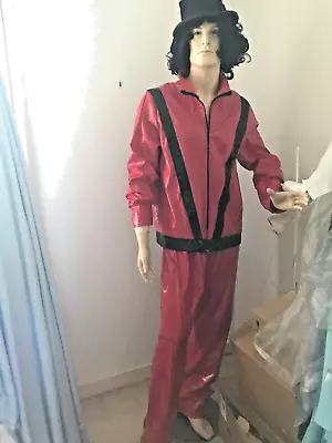 Michael Jackson PVC Costume Ex Large With Wig • £30