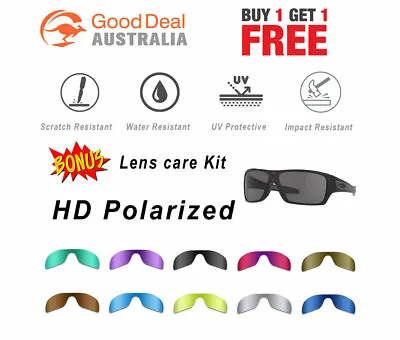 2 X HD Polarized Replacement Lenses For-Oakley Turbine Rotor 9307 Sunglasses • $23.99