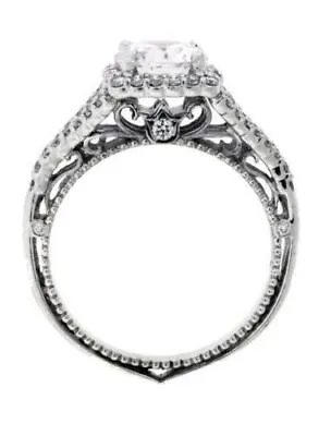 Verragio Venetian 5020CU 18k Diamond Halo Engagement Ring Size 6.25 • $2199