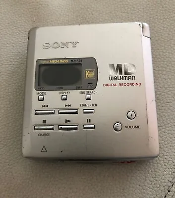Sony MD Walkman MZ-R55 MiniDisc WORKING TESTED REED DESCRIPTION • $49.99