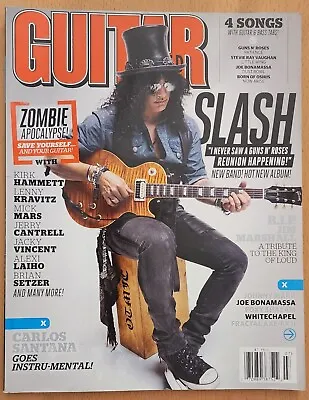 Guitar World Magazine July 2012 Slash Jim Marshall Jerry Cantrell Mick Mars GNR • $6.48