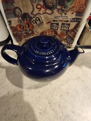 Le Creuset Stoneware Teapot In Blue 8-1 • £29.99