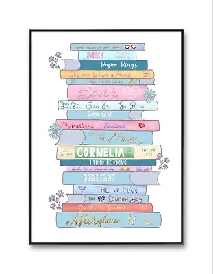 Taylor Swift Poster Swiftie Gift Lover Album As Books A4 Print  • £5.99