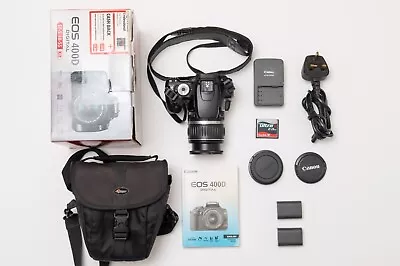 Canon EOS 400D Digital SLR Camera With EF-S 18-55mm Lens Kit Inc. Lowepro Bag • £95