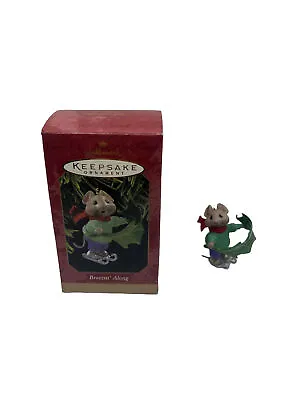 NIB 1997 Hallmark Keepsake Ornament BREEZIN' ALONG Mouse On Skates • $9