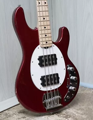 Sterling By Music Man StingRay Ray4HH Bass Guitar Candy Apple Red - W/Setup • $429.99