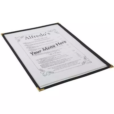 American Style Clear Menu Cover Holder A4 2 Sided Restaurant Cafe  • £4.95