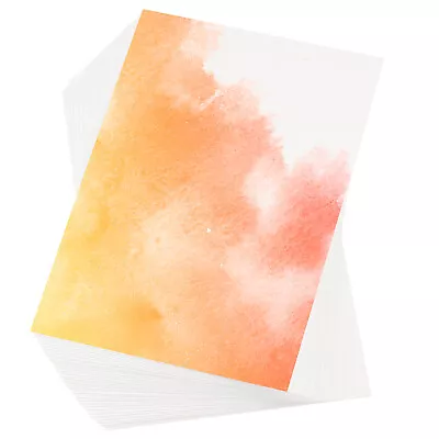 100 Pcs Pure Cotton Watercolor Paper 140lb/300 GSM Paint Paper 5.5x8.5 Inch • $28.63