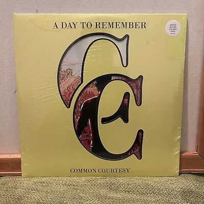 A Day To Remember - Common Courtesy (12  Lemon & Milky Clear Vinyl) NEW & SEALED • $24.99