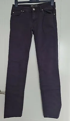 £1.99 • Buy Simply Chic Purple Skinny Low Rise Diamante Detail Denim Jeans T40 Uk 12