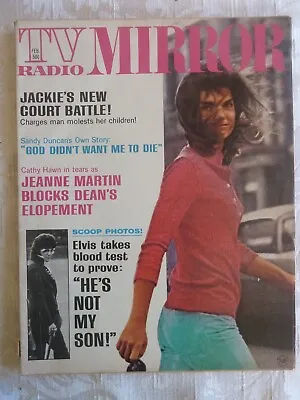 TV RADIO MIRROR Magazine Feb 1972 Jackie O Cover / Elvis Presley • $10