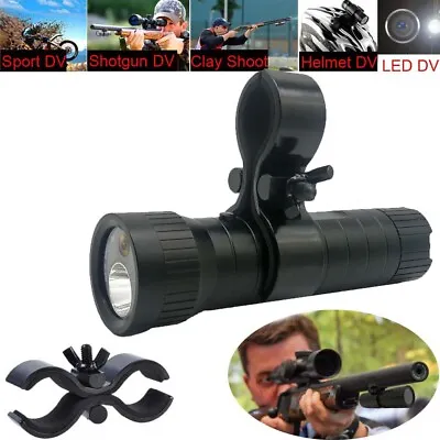 $64.95 • Buy Sport Action Mini Camera Helmet DV Shotgun Camera For Rifle Hunting +Gun Clip