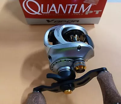 Quantum Vapor VP101HTP Bait Caster( Left Hand Retrieve)Nice!!! • $89.49