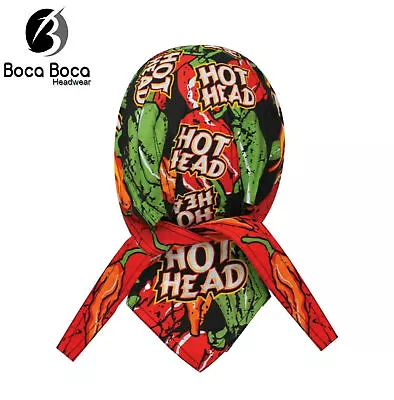 Headwrap DANBANNA DELUXE Hot Head Du-Rag Doo-Rag Skull Cap Bandana • $12.49