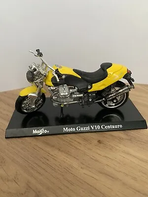 Moto Guzzi V10 Centauro Maisto 1-18 Scale Collectors Motorcycle With Stand. • £6.99