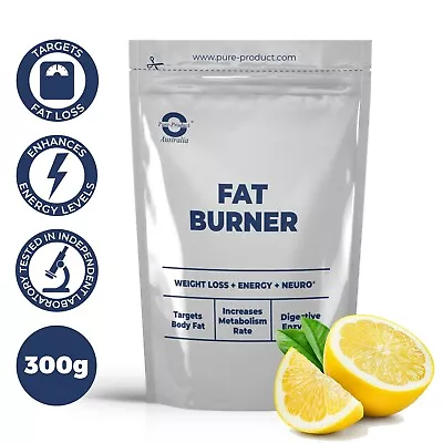 300g (30 Serving) FAT BURNER HPLC TESTED Lemon Flavour • $30.25