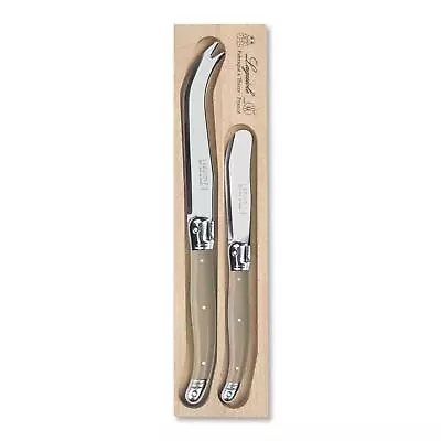 Laguiole Cheese Knife Set In Wooden Display Box Mushroom • £24.99