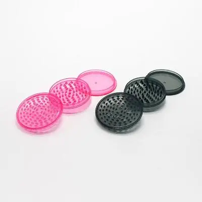 Wise Skies Pink Or Black 90mm Wide 2 Part Tobacco/Herb Grinder • £6.79