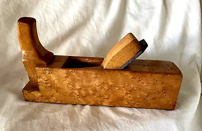 Vintage HAND-CRAFTED Bird's Eye MAPLE Smooth Bottom BLOCK PLANE  Very NICE  • $48