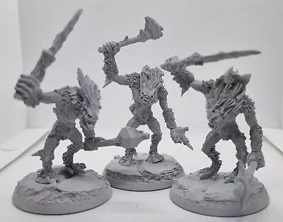 3 Icefall Yhetees Resin Forge World Warhammer Age Of Sigma AOS Ogor Mawtribes  • £30