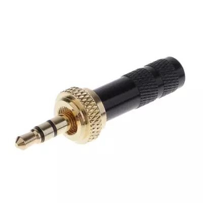 3.5mm Stereo Plug Screw Lock  Audio Solder Adapter Cable Connection • £5.05